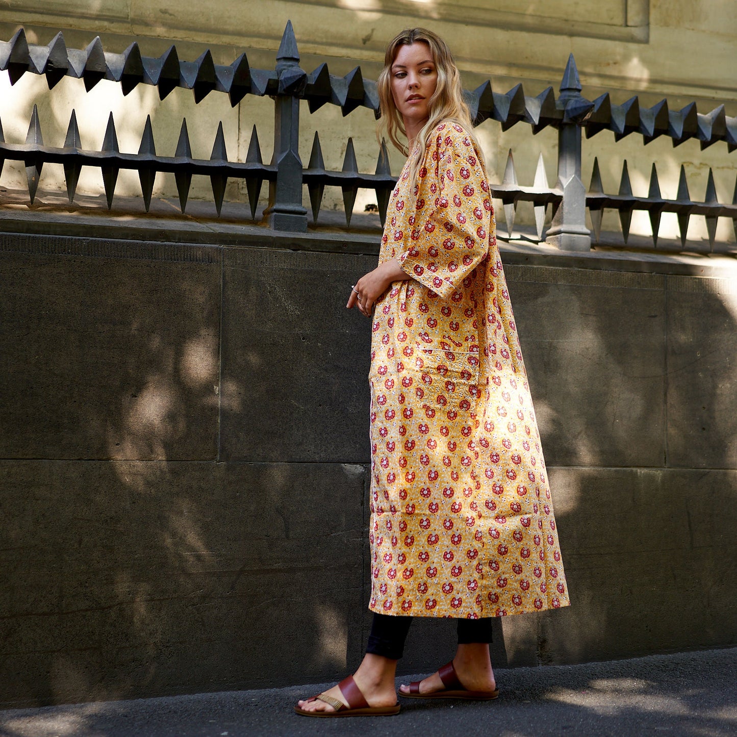 Cotton Luau Kimono – 100% Cotton, Hand-Screen Printed, Lightweight & Versatile