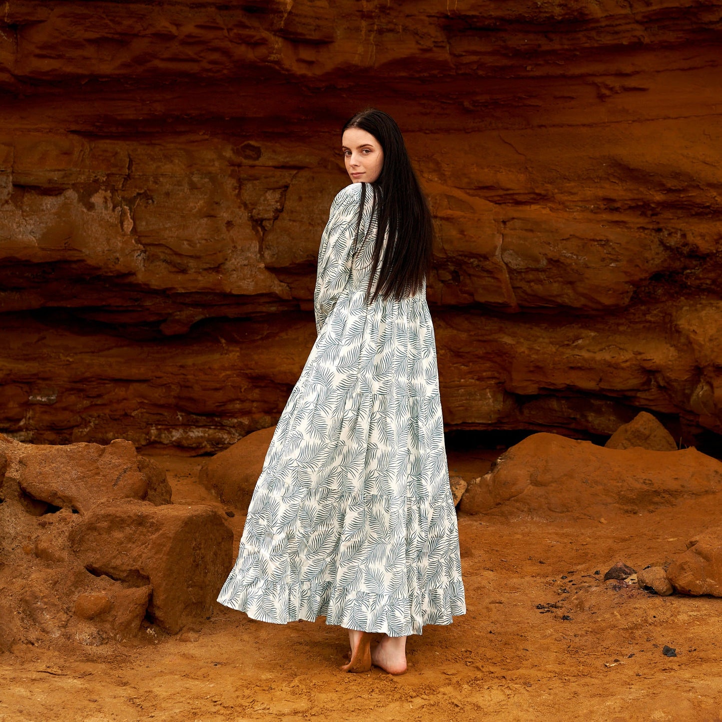 Chic and modern boho dress with a flattering fit