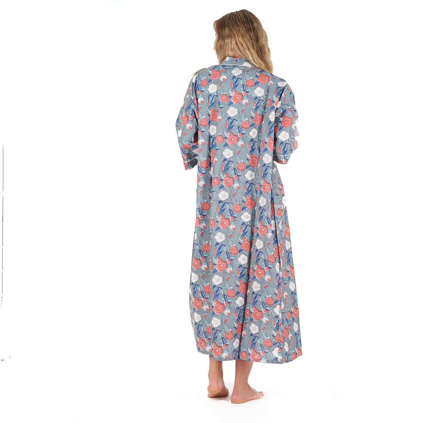 Frida Cotton Kimono Bathrobe - Everyday Versatile Wear