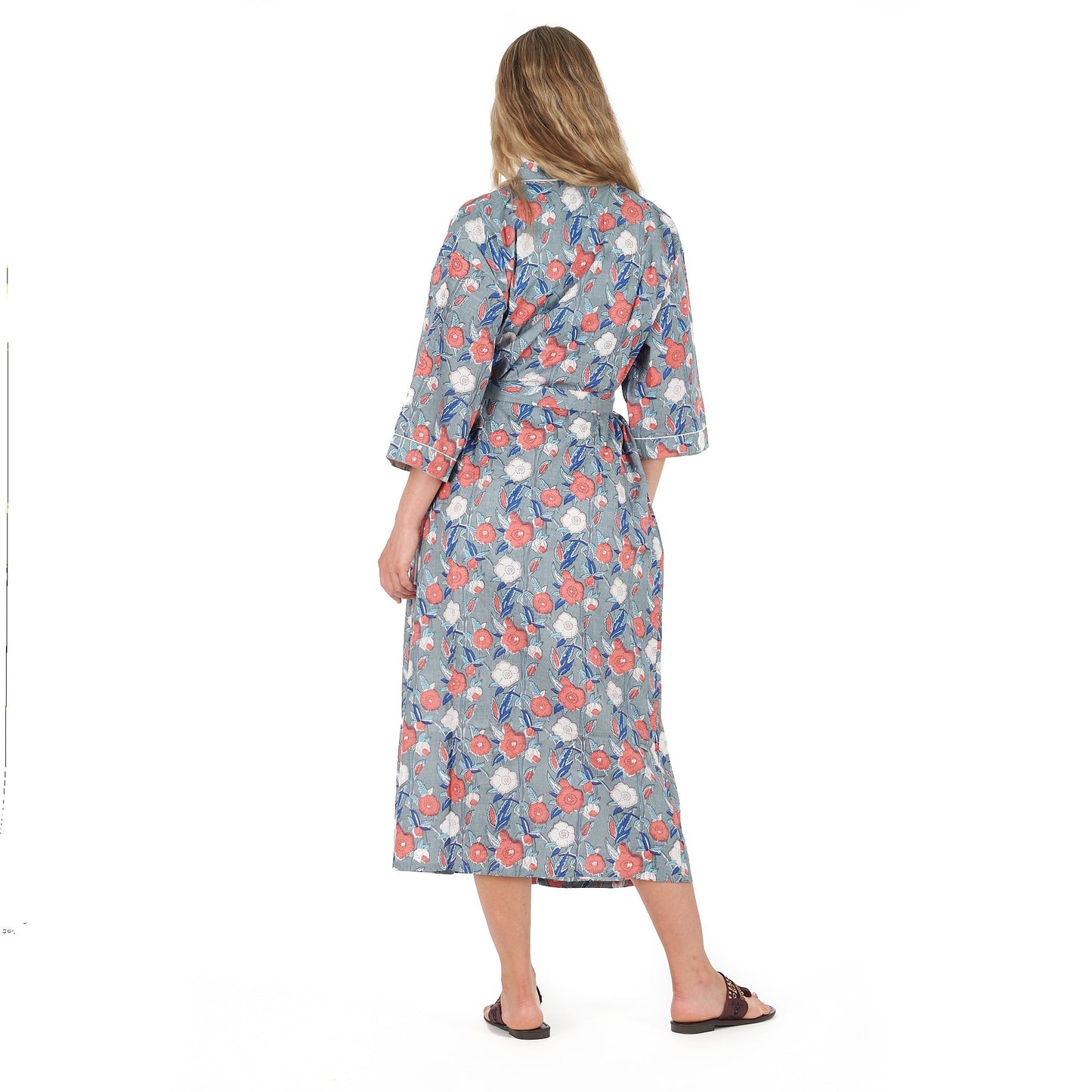 Frida Cotton Kimono Bathrobe - Everyday Versatile Wear