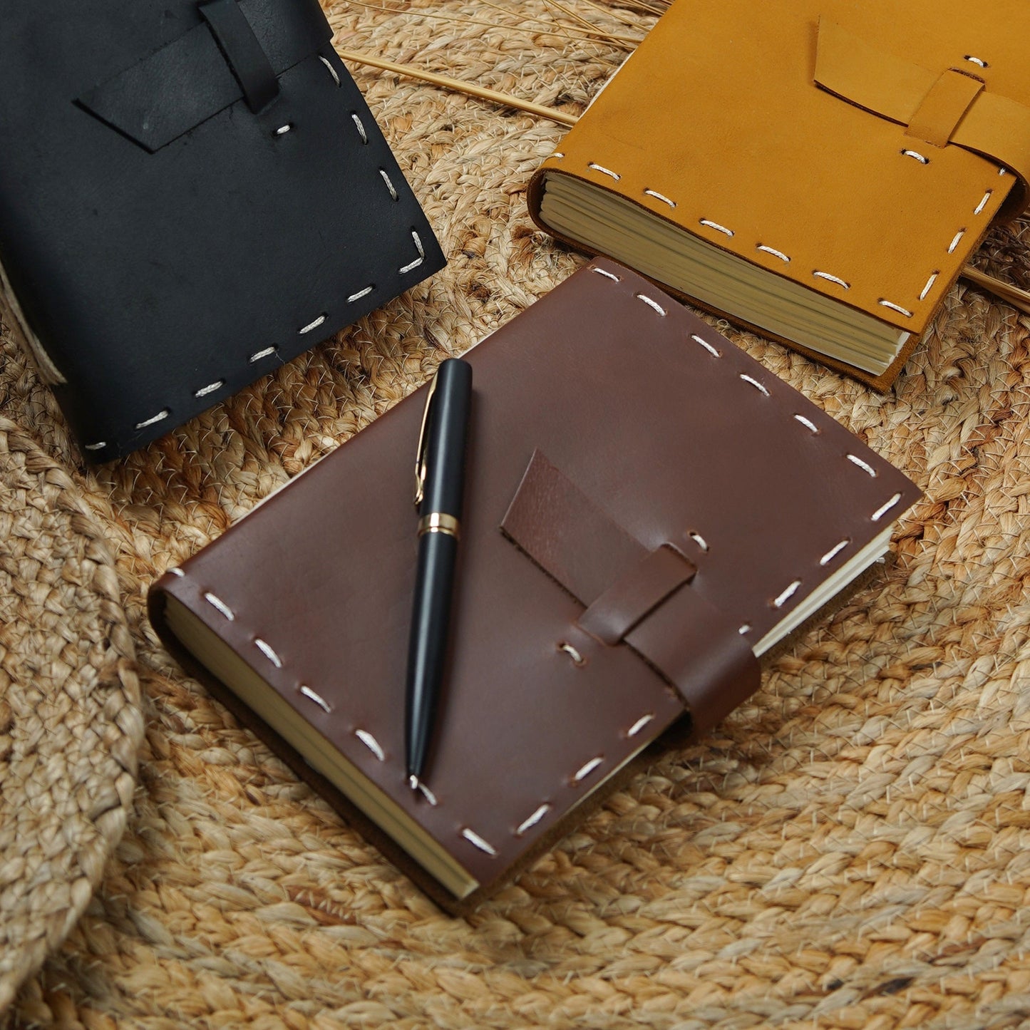 Vintage Leather Journal – Wanderlust Brown