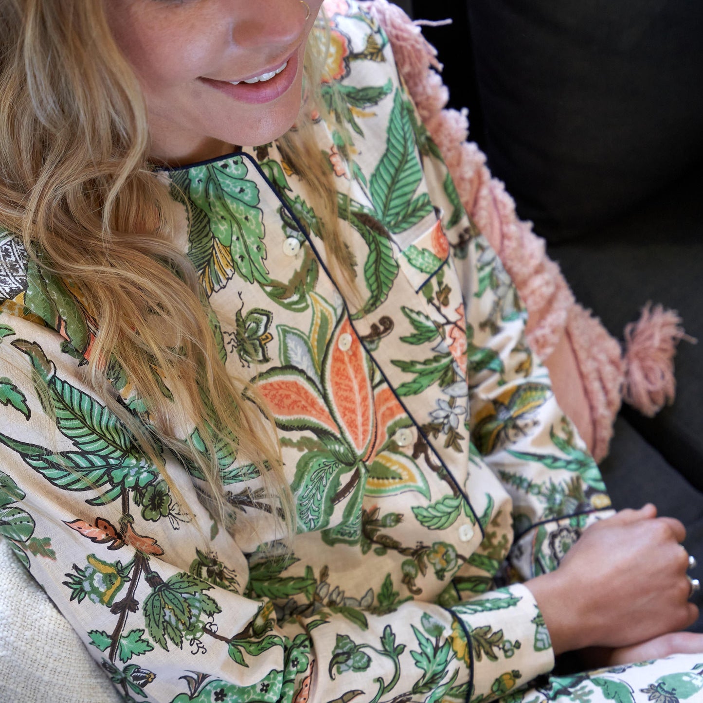 Enchanting Evening Pyjama Set – Soft Cotton, Stylish Lounge & Sleepwear