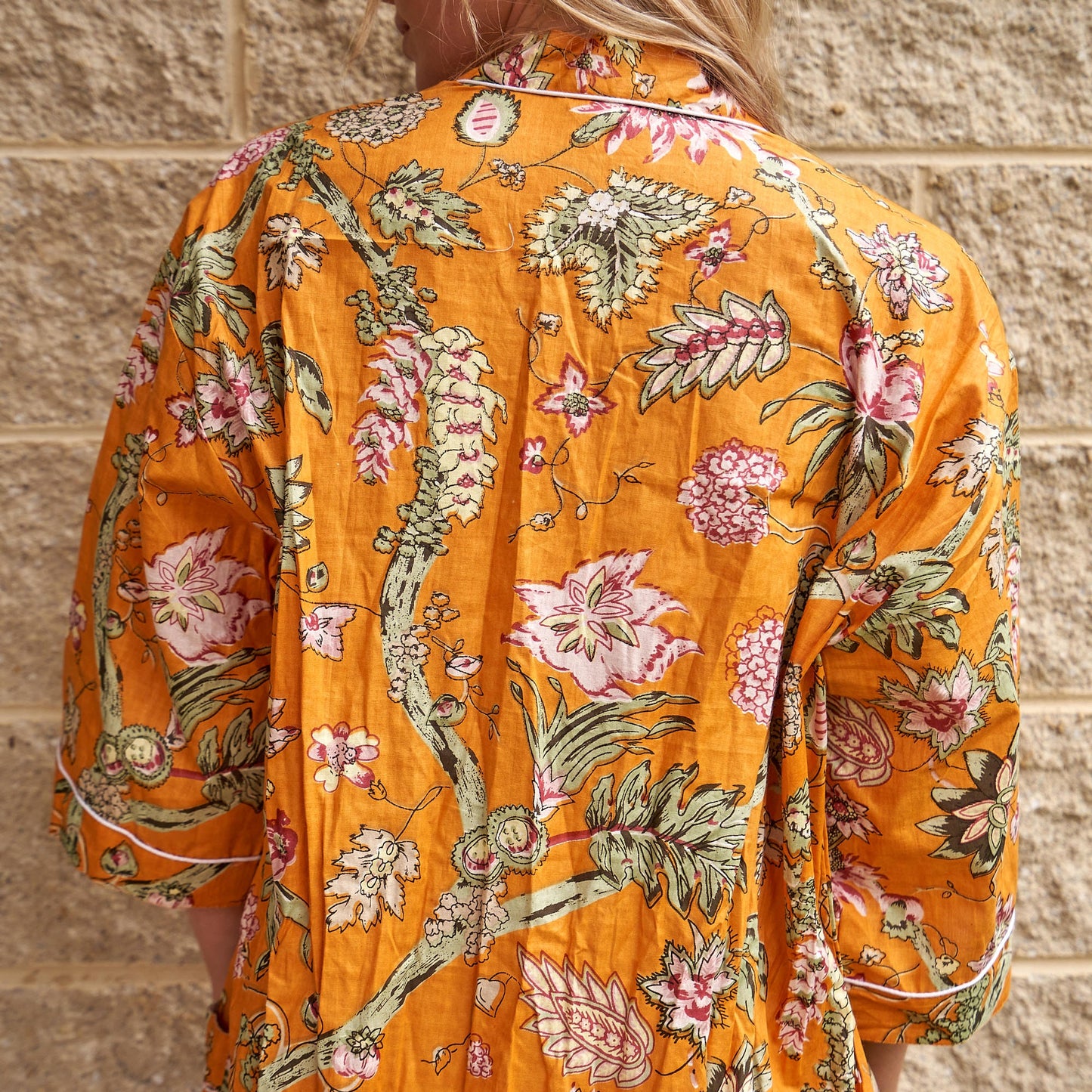 Frida Cotton Kimono Bathrobe - Valentine’s Day Gift