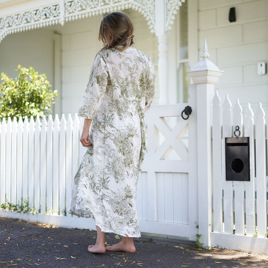 Lightweight boho maxi dress with an airy design
