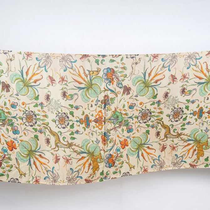 Cream Silk Modal Scarf - Eco-Friendly, Soft & Lightweight Luxury Head and Neck Wrap