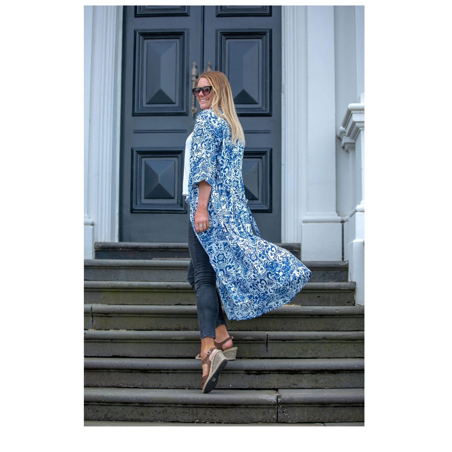 Precious China Piece Kimono – Bird of Paradise Print Cotton Robe