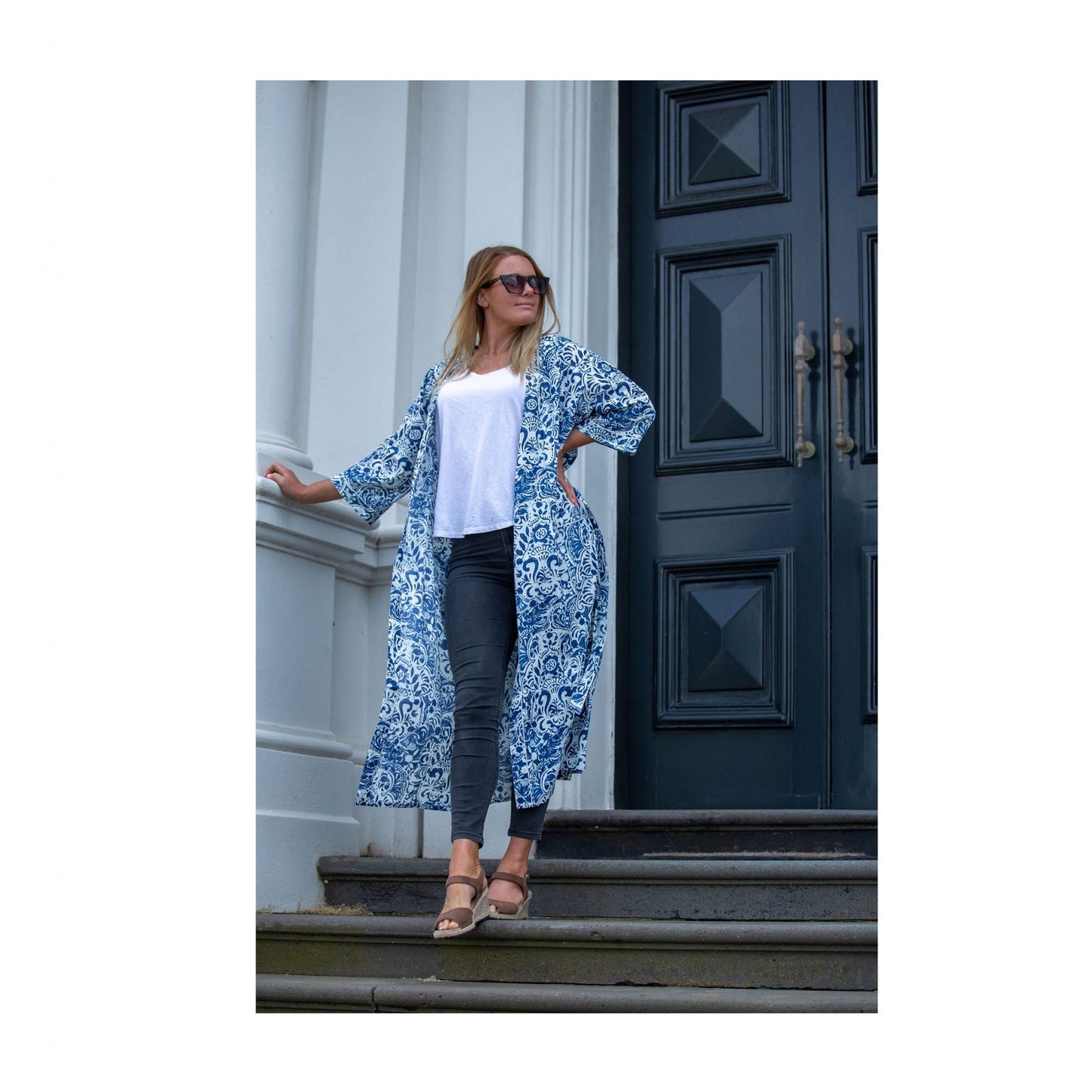 Precious China Piece Kimono – Bird of Paradise Print Cotton Robe