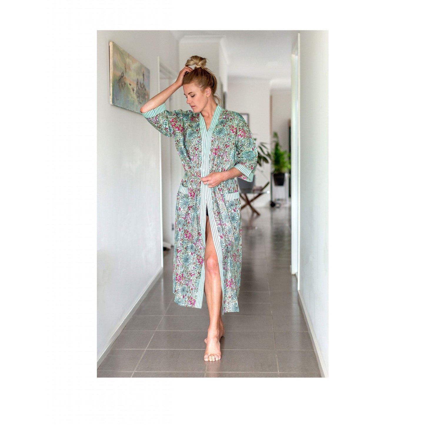 Verdant Valley Cotton Kimono – Frida Kahlo Inspire