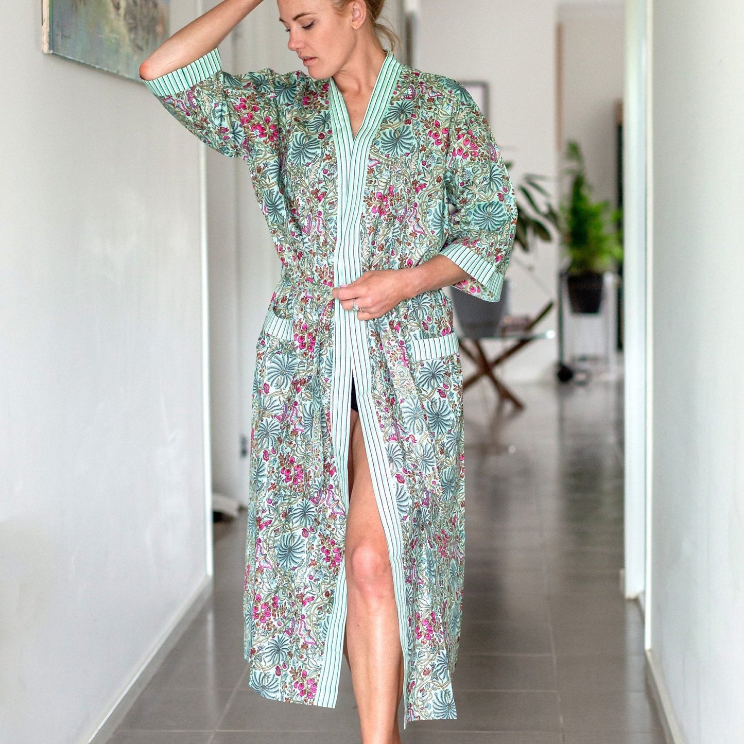 Verdant Valley Cotton Kimono – Frida Kahlo Inspire
