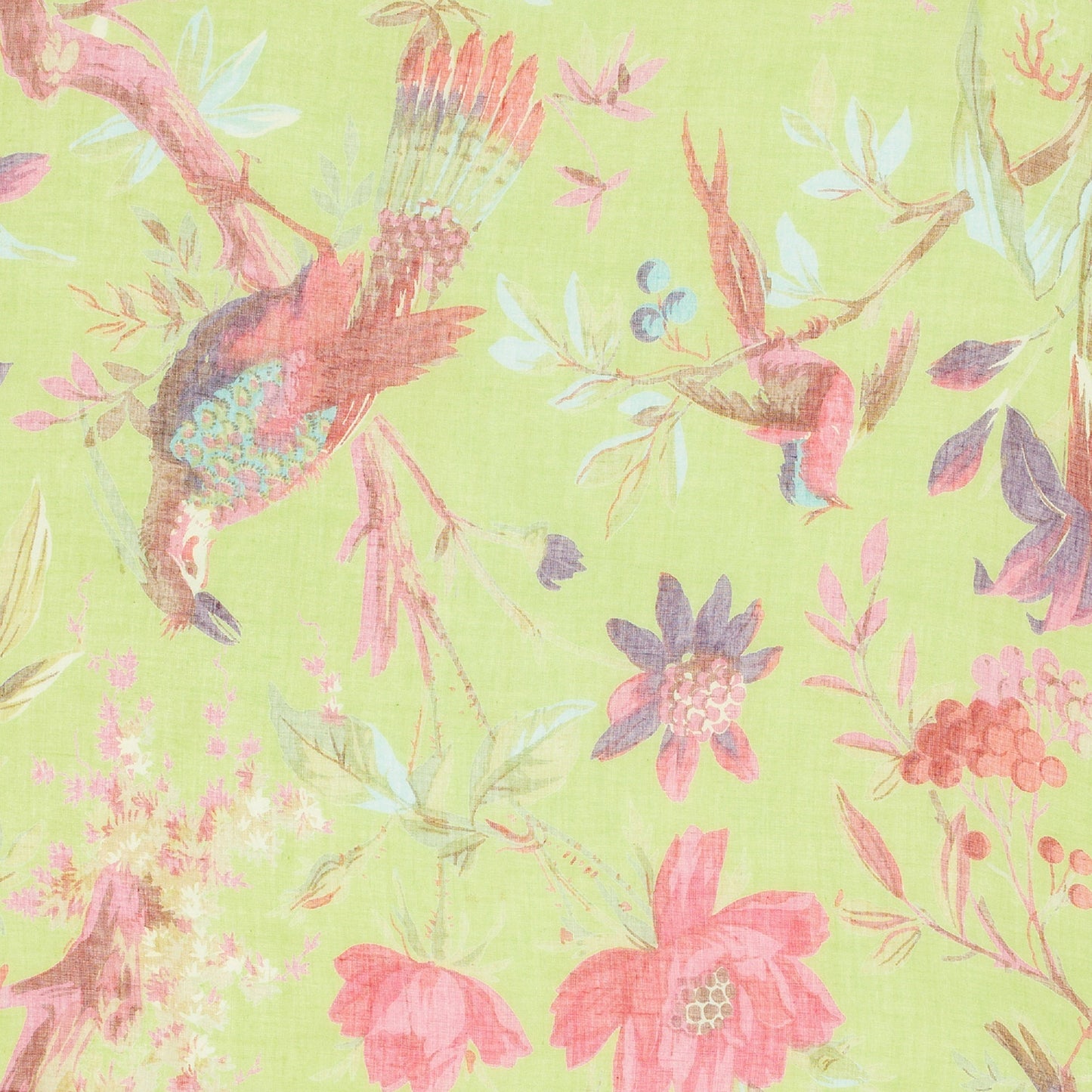 Garden Blooms 100% Cotton Scarf – Bird of Paradise, Lightweight, Multi-Colored Scarf for Stylish Accessories