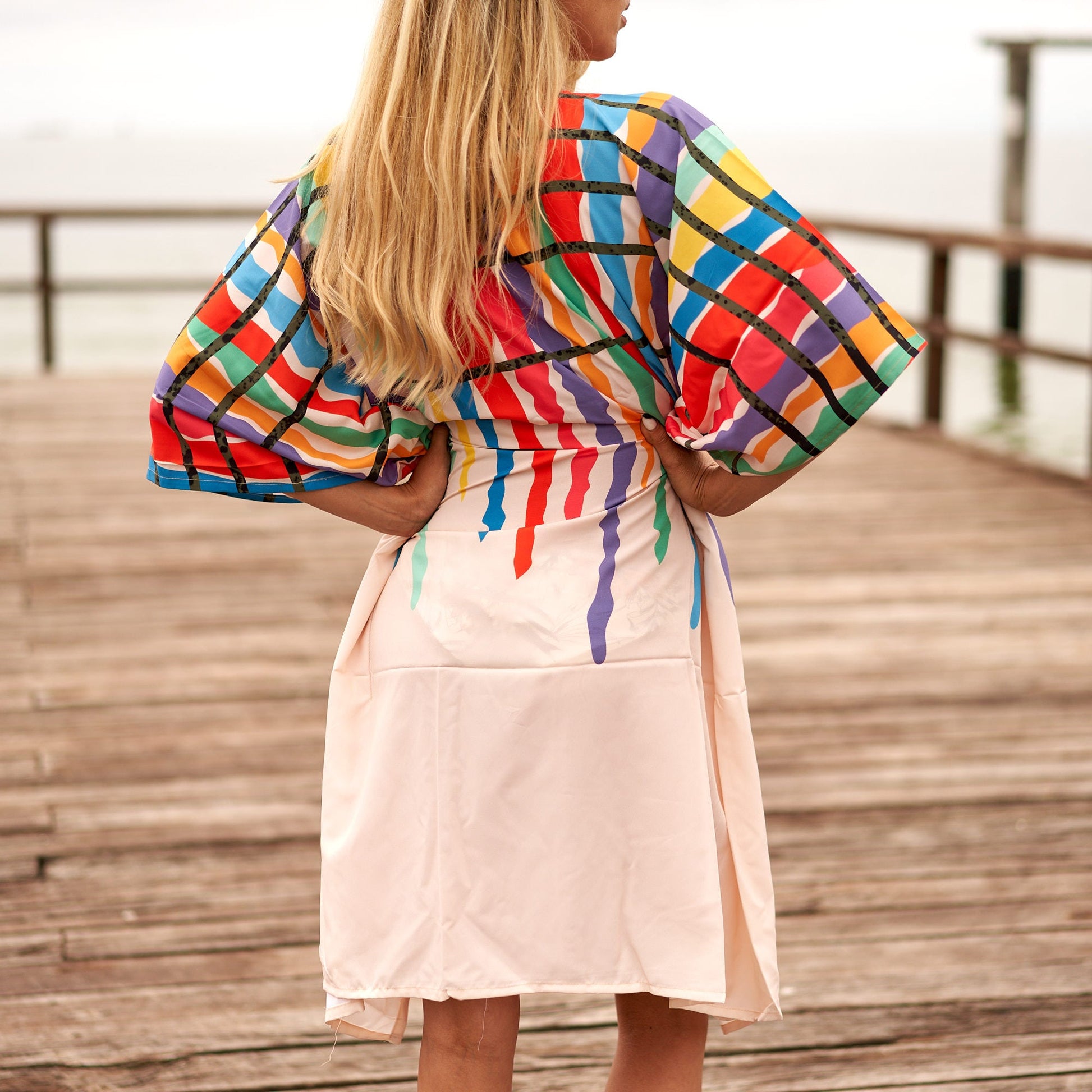 Light and breathable summer cotton kimono
