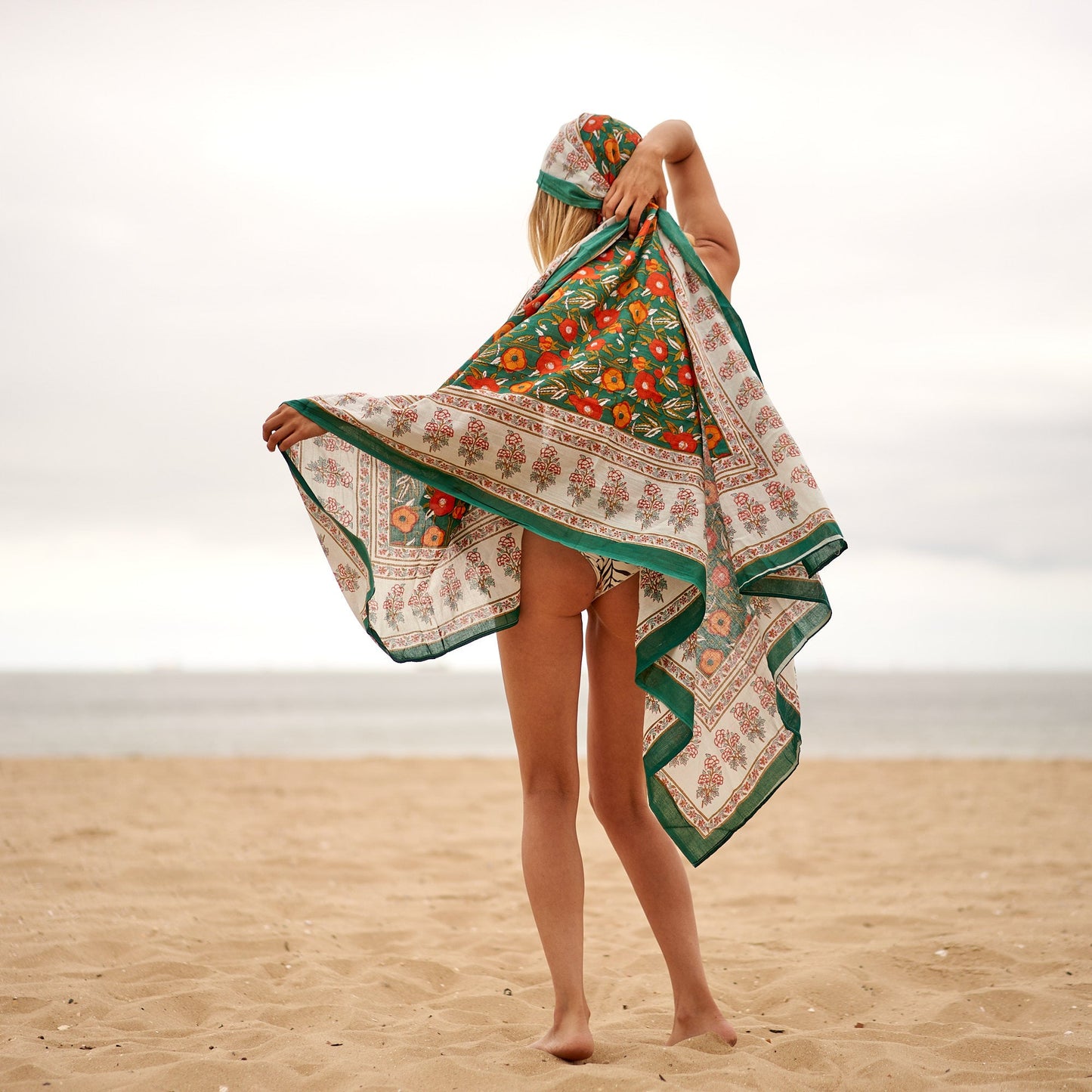 Island in the Sun 100% Cotton Handmade Boho Sarong – Tropical Beach Cover-Up, Skirt, Shawl, & Scarf