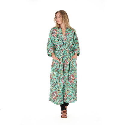Calm & Collected Kaftan – Hand-Screen Printed, Lightweight & Versatile