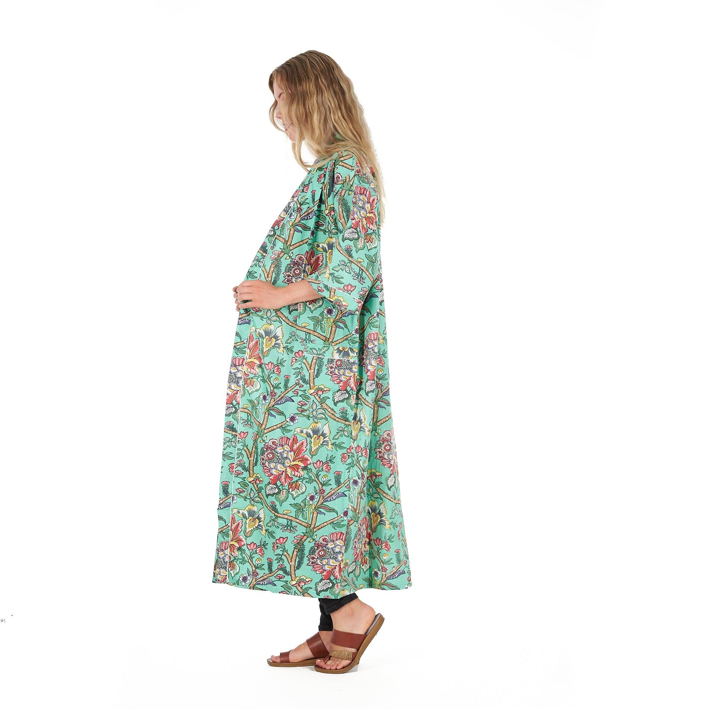 Calm & Collected Kaftan – Hand-Screen Printed, Lightweight & Versatile