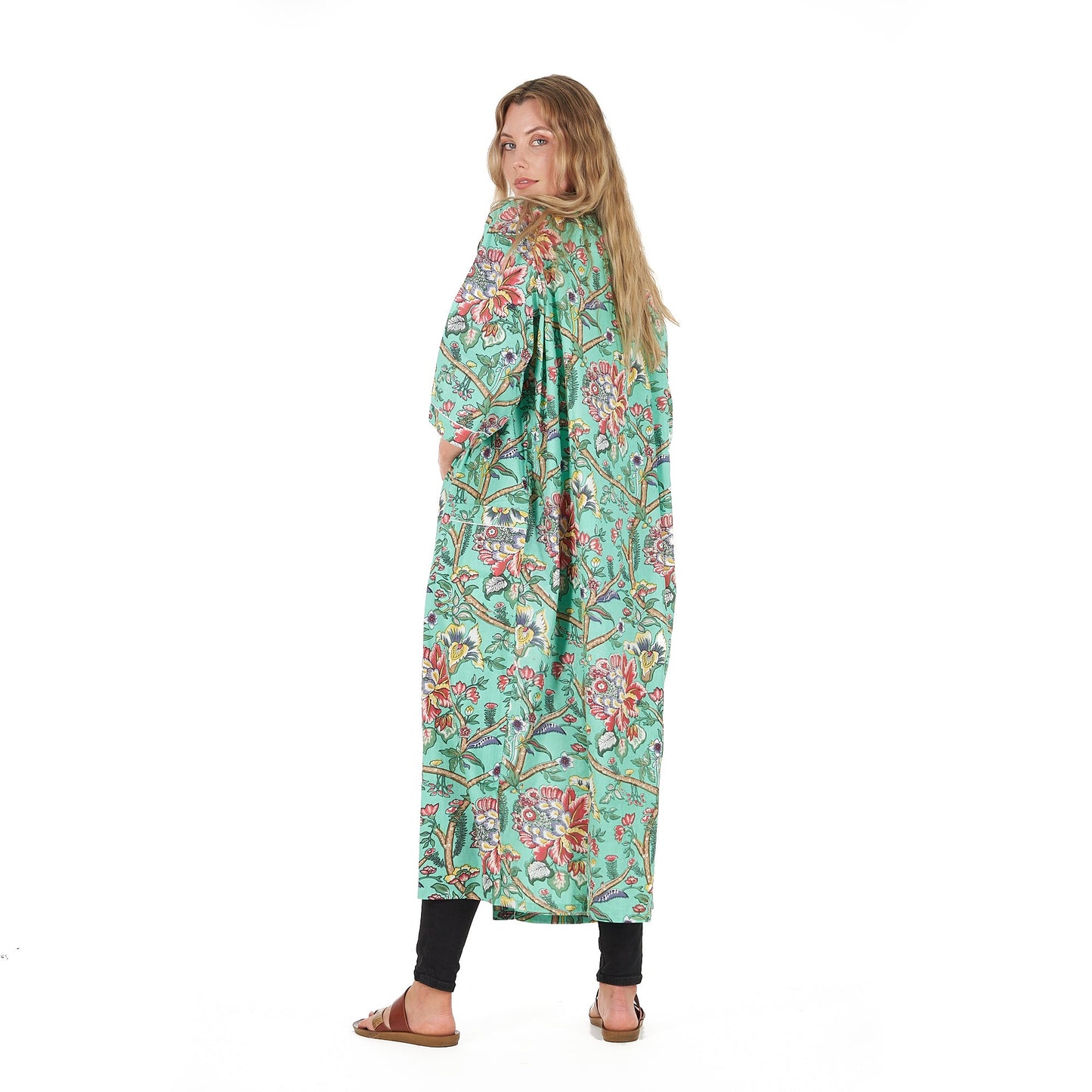 Calm & Collected Kaftan – Hand-Screen Printed, Lightweight & Versatile