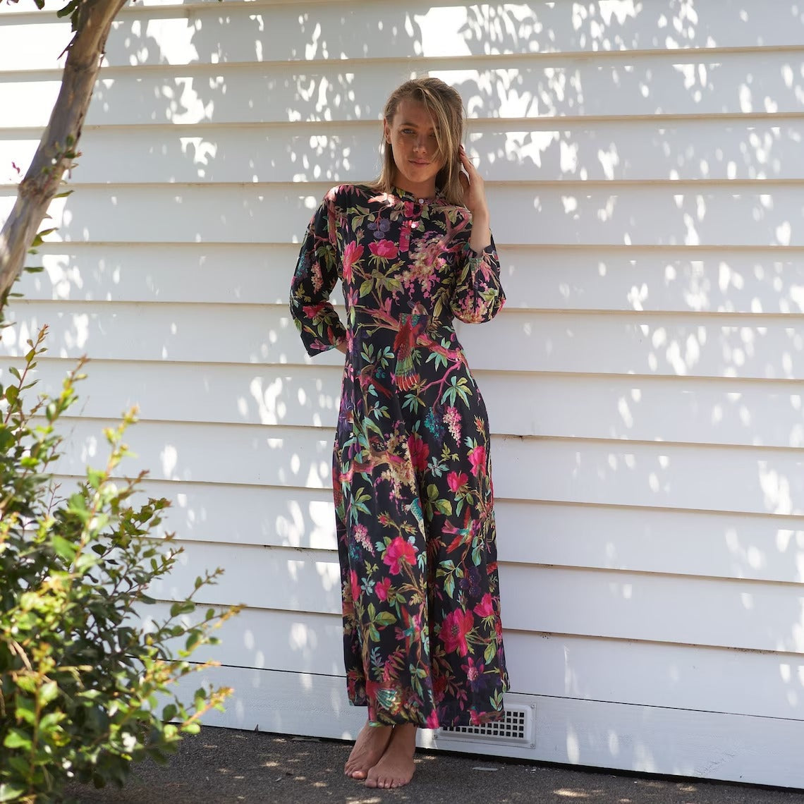 Tropical Treasures 100% Cotton Maxi Dress