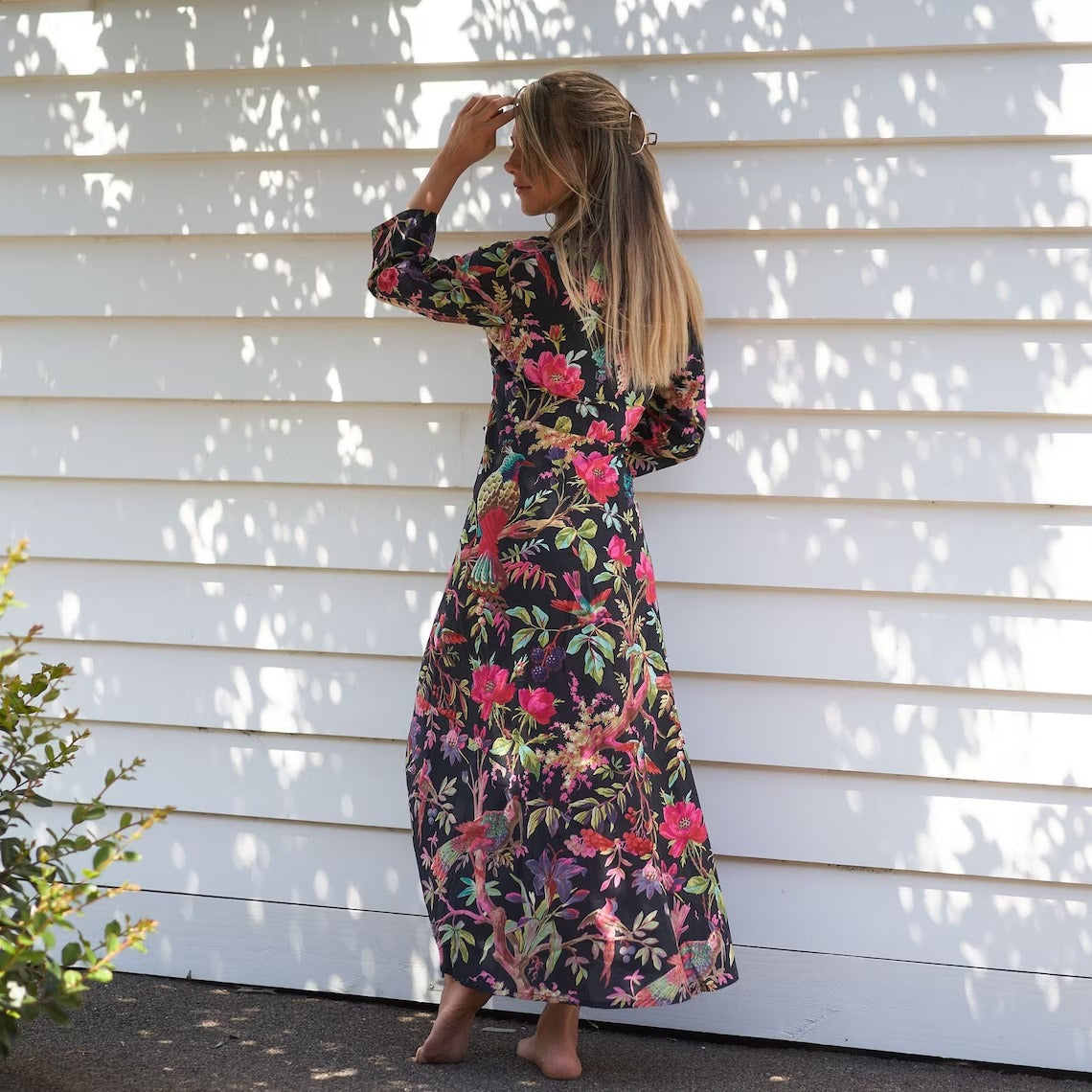 Tropical Treasures 100% Cotton Maxi Dress