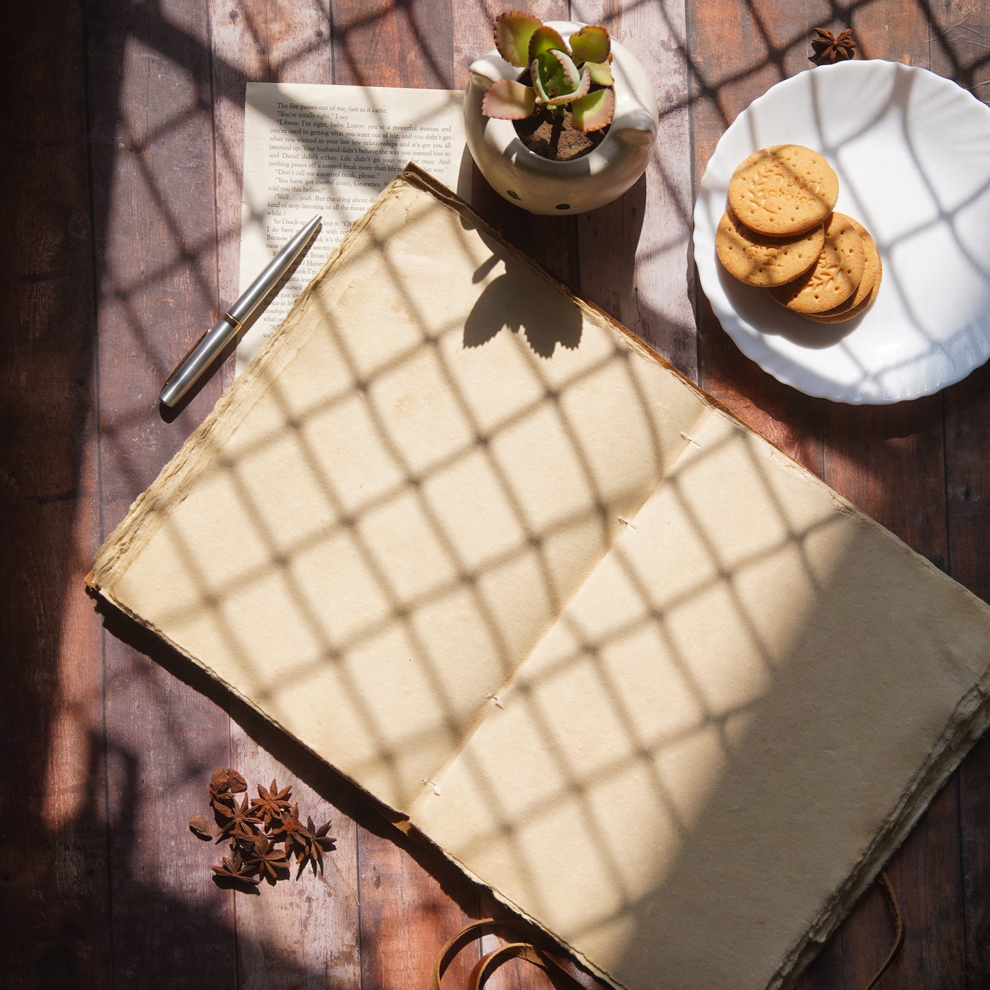 Timeless Explorer - A4 Vintage Leather Journal Notebook