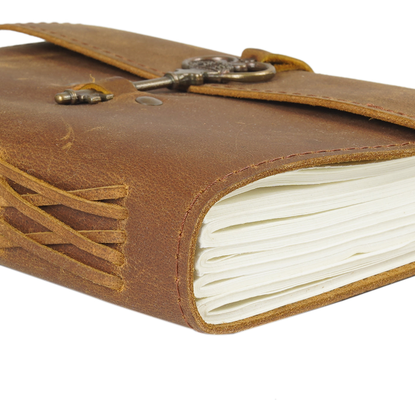 Vintage Leather Journal – Moonlight Serenade