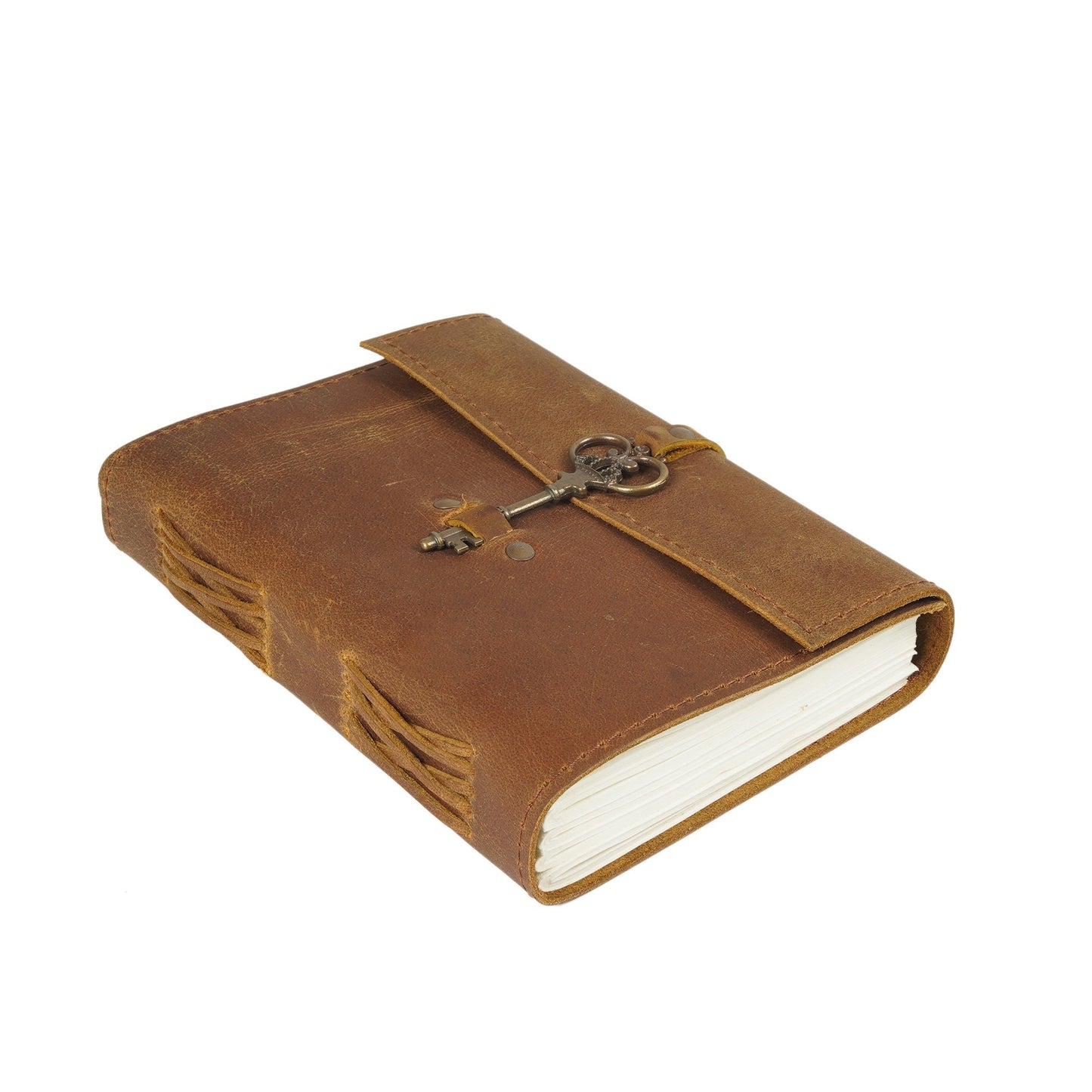Vintage Leather Journal – Moonlight Serenade