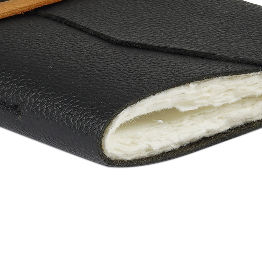 Vintage Leather Journal – Black Resistance