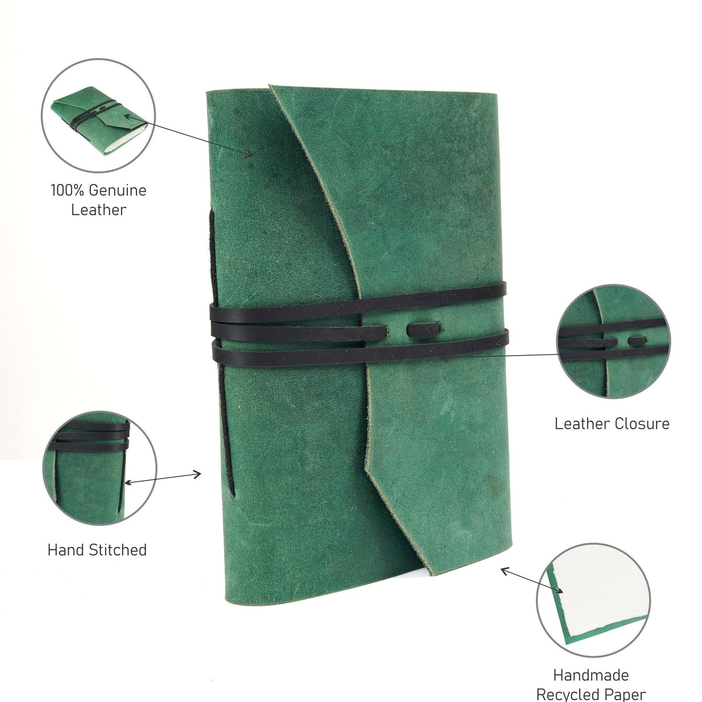 Vintage Leather Journal – Mystic Enigma