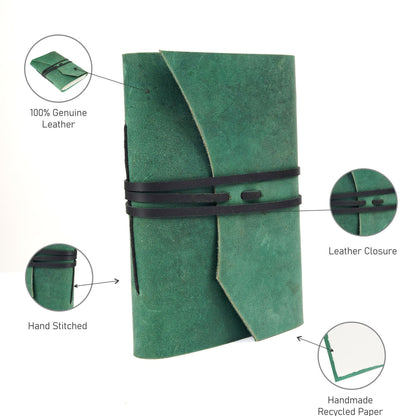 Vintage Leather Journal – Mystic Enigma