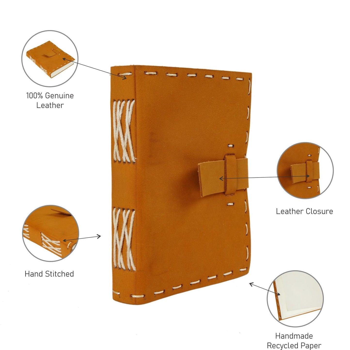 Vintage Leather Journal – Retro Discovery
