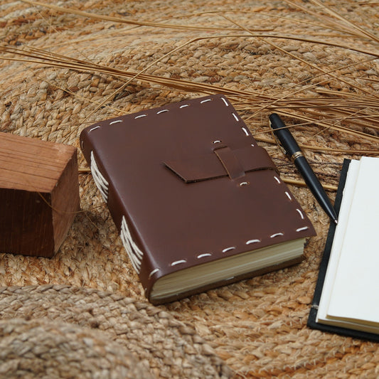 Vintage Leather Journal – Wanderlust Brown