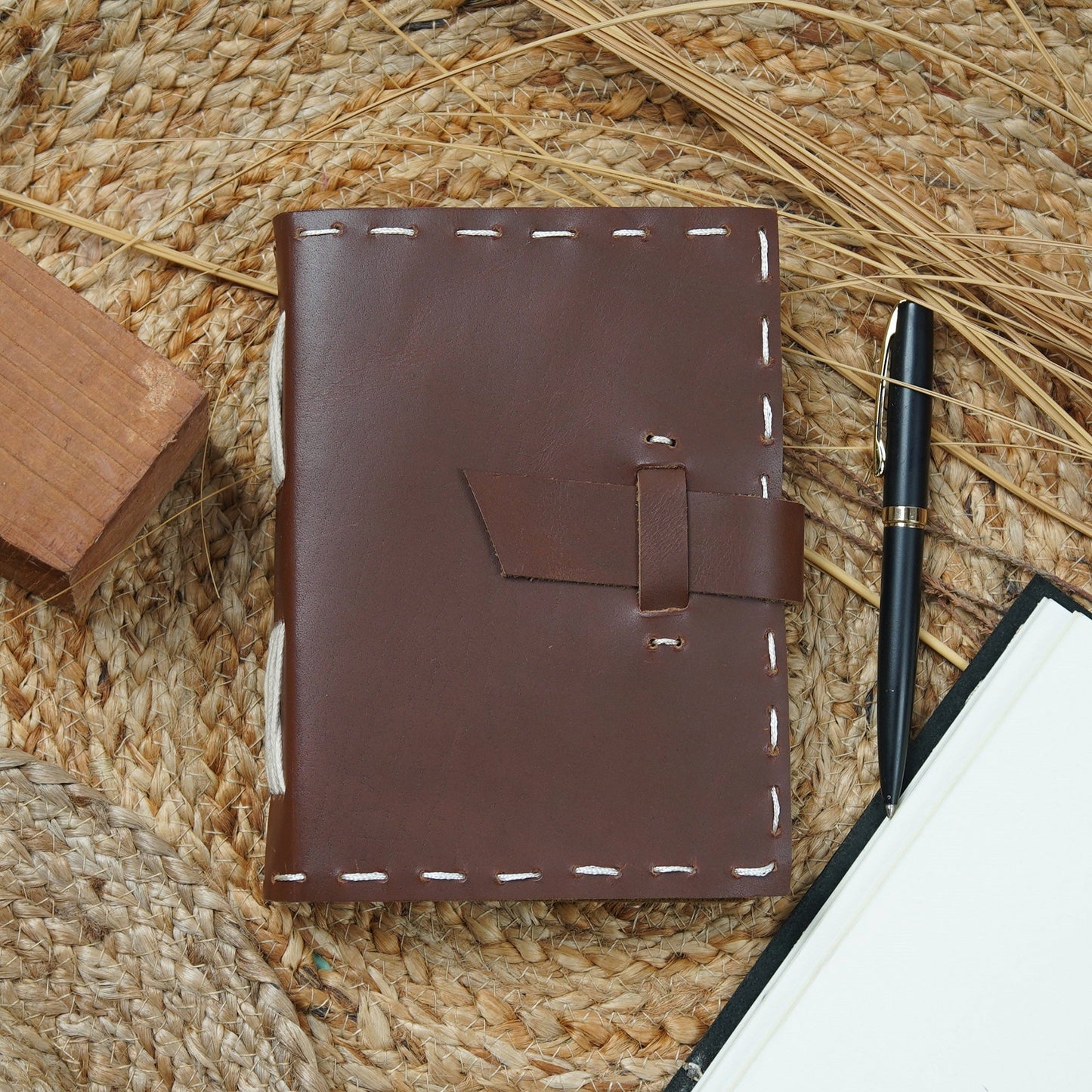 Vintage Leather Journal – Wanderlust Brown