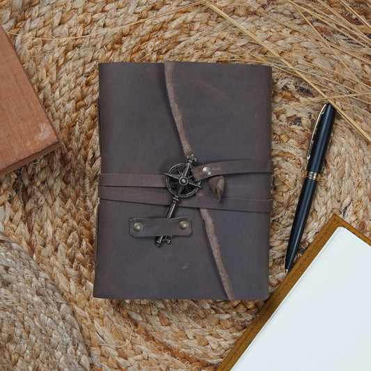 Vintage Leather Journal – Nomad's Key to Heaven