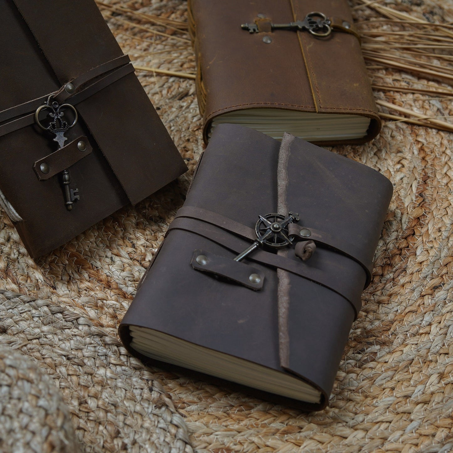 Vintage Leather Journal – Nomad's Key to Heaven