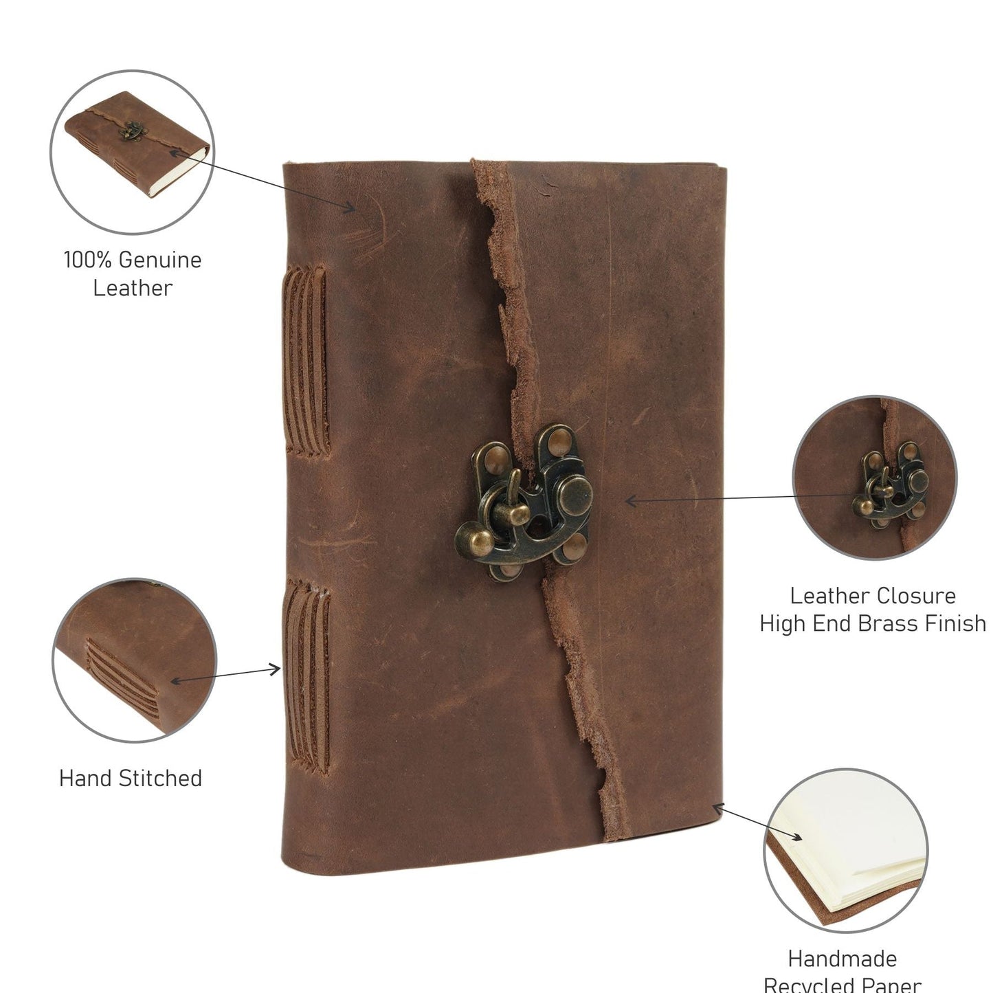 Vintage Leather Journal – Artisan's Delight