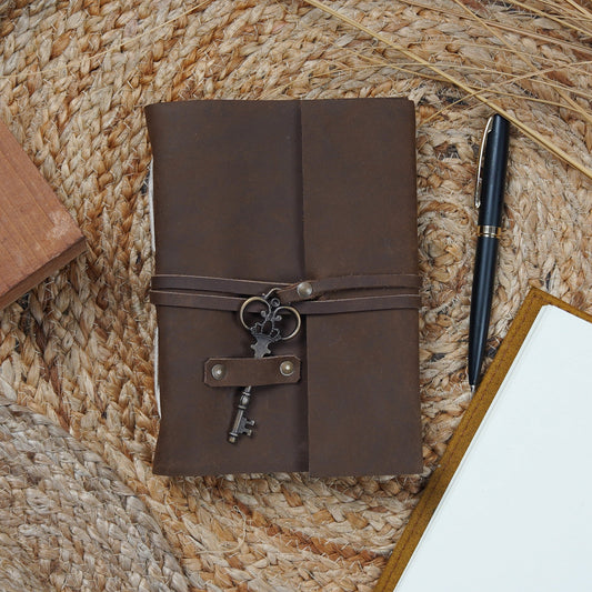 Vintage Leather Journal – Key to Paradise
