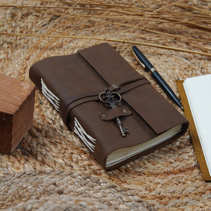 Vintage Leather Journal – Key to Paradise