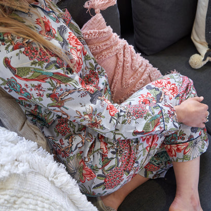 Petal Perfect Pyjama Set – Handcrafted Cotton, Unique Design