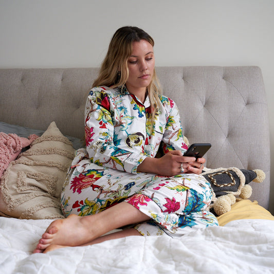 Delightful Downtime Pyjama Set – Handcrafted Cotton, Limited Edition
