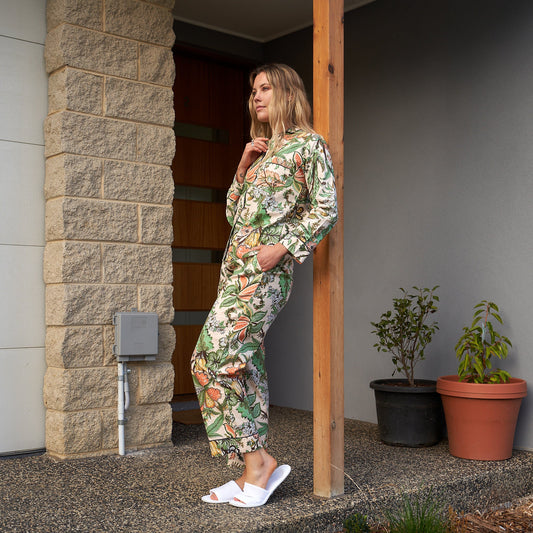 Enchanting Evening Pyjama Set – Soft Cotton, Stylish Lounge & Sleepwear