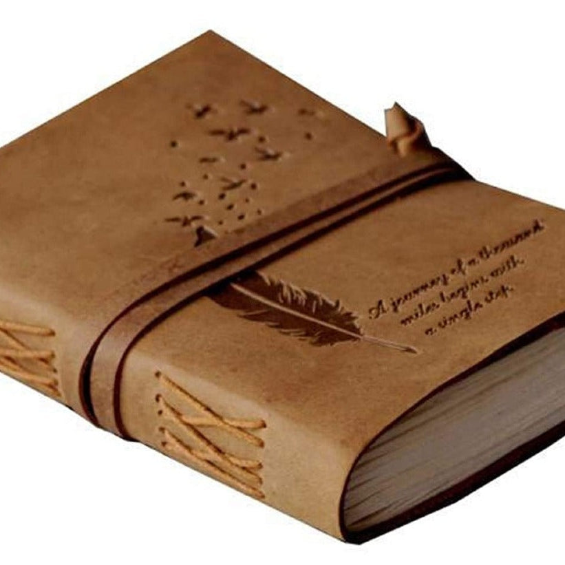 Vintage Recycled Paper Journal – Secret Garden