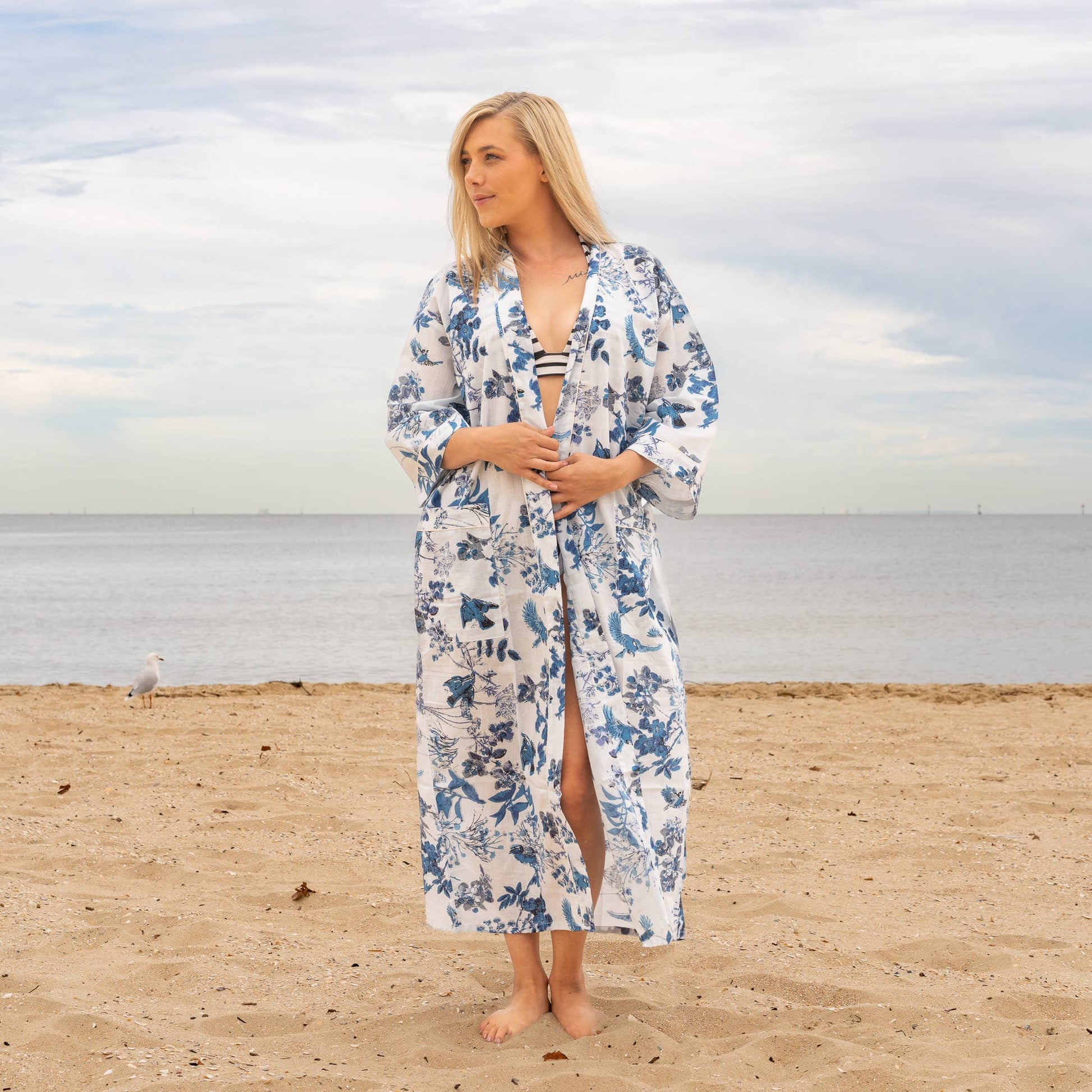Aisha kimono robe
