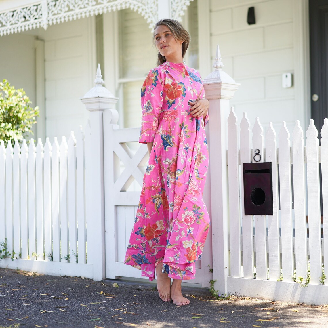 Elegant cotton dress