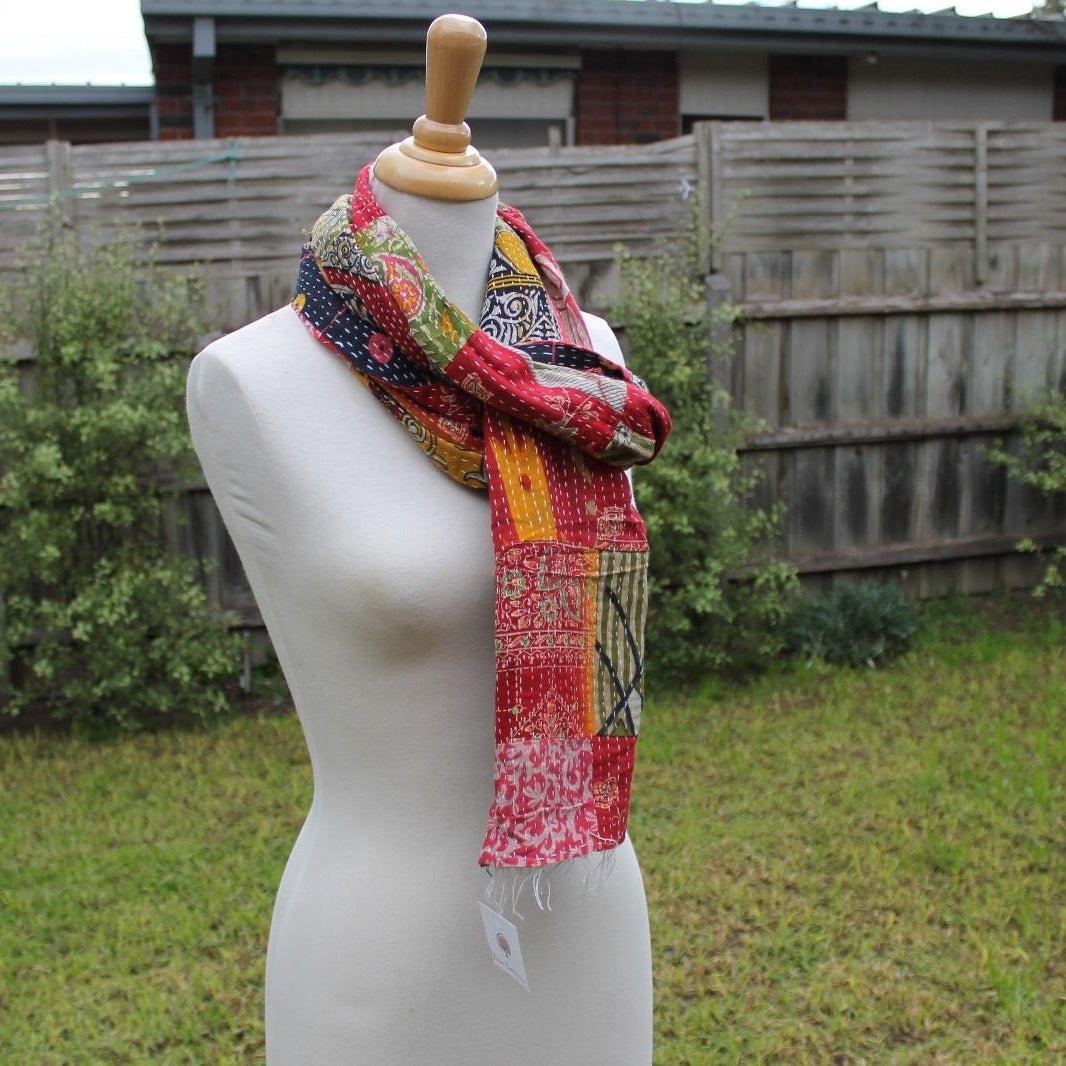 Gypsy Spirit Cotton Scarf – Reversible, Soft & Breathable Wrap