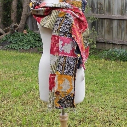Gypsy Spirit Cotton Scarf – Reversible, Soft & Breathable Wrap