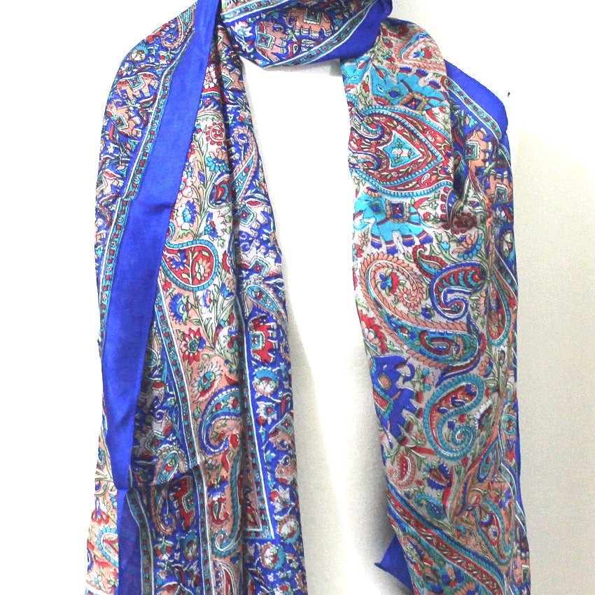Free Spirit Silk Scarf – Luxuriously Soft & Lightweight Wrap