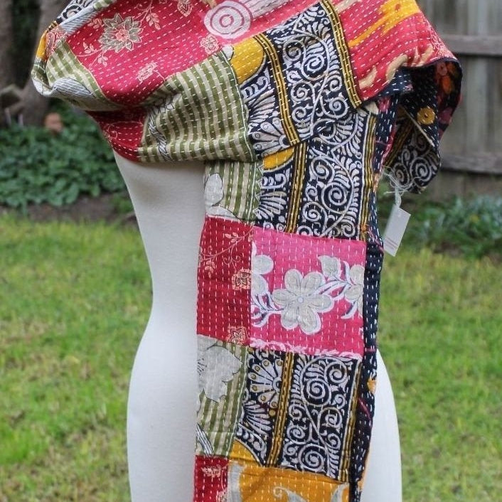 Gypsy Spirit Cotton Scarf – Reversible, Soft & Breathable Wrap