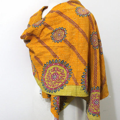Eclectic Vibrance Cotton Scarf – Reversible, Soft & Lightweight