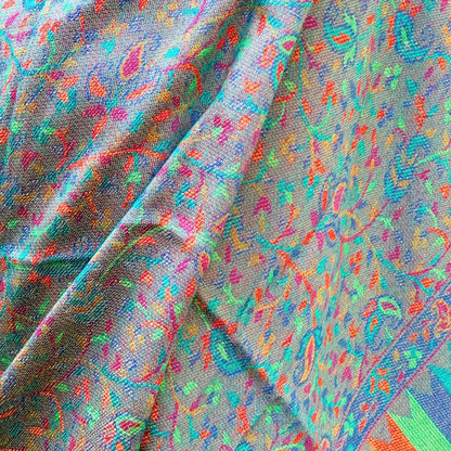Hippie Haven Reversible Pashmina – Wool & Viscose Shawl
