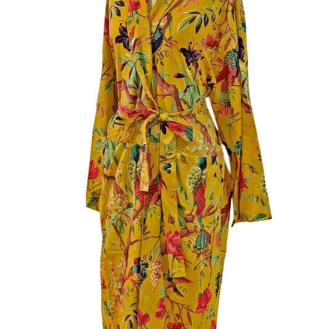 Birds of Paradise Cotton Kimono – Frida Kahlo Inspired