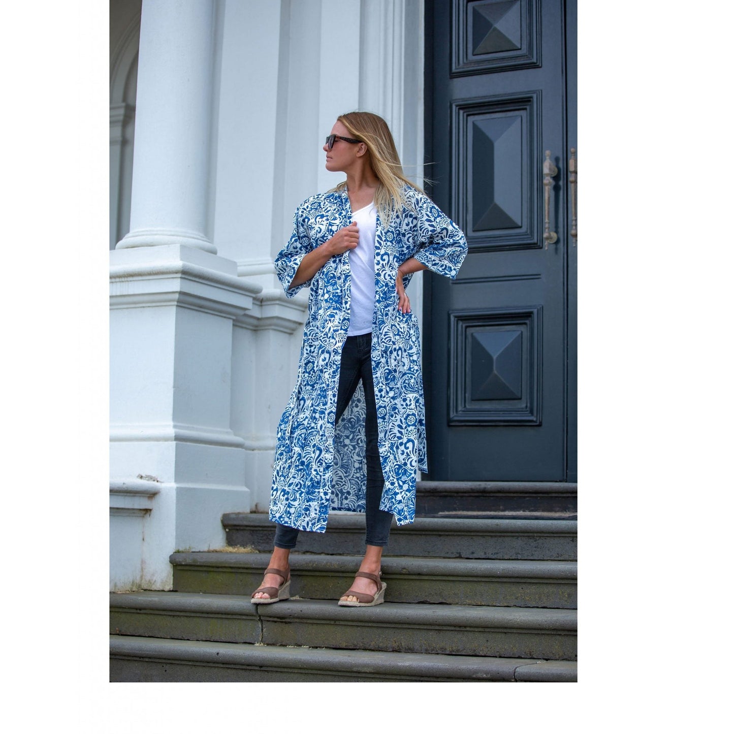Precious China Piece Kimono – Bird of Paradise Print Cotton Robe
