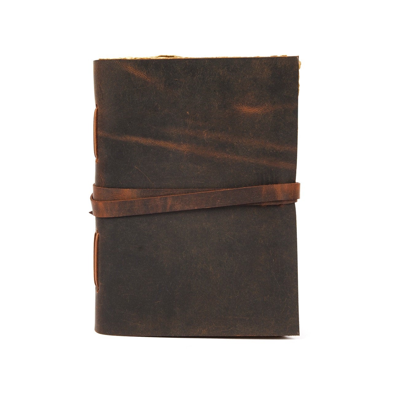 Antique Traveller's Vintage Leather Journal – A4 Size